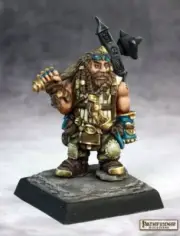 Reaper: Pathfinder Miniatures: Cheiton, Dwarf Hero (metal)