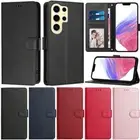 Luxury Retro Wallet Flip Case For Samsung S25 S24FE S23 S22 S21 S20 S10 S9 S8 S7