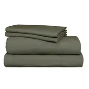 Ardor Boudoir Vintage Washed Sheet Set - Khaki - Queen