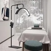 Led Beauty Moon light With Stand Support Lighting Phone Holder Kit LED Floor Lighting For Eyelash Tattoo Salon Beauty Skincare