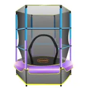 Kahuna 4.5ft Trampoline Round Free Safety Net Spring Pad Cover Mat Outdoor