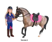 Breyer Horses English Horse & Rider Classic 1:12 Scale 61114