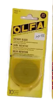 OLFA 45mm Replacement Rotary Blades - 10 count