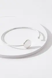 Simplicity Sterling Silver Cuff--NAJ-B5334