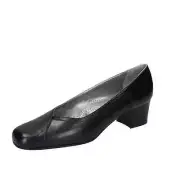 Women's Shoes CONFORT 36 Eu Court Shoes Black Leather EZ408-36