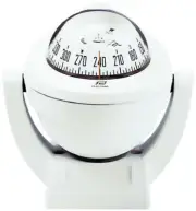 Marine Boat Offshore Bracket Compass 75 Powerboat White Universal Global Balance