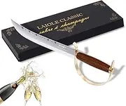 Resafy Champagne Saber With Olive Wood Handle - Sword Opener With Gift Case