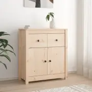 NNEVL Sideboard 70x35x80 cm Solid Wood Pine