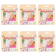 6x 4pc MDI Cork-Backed Drink Coasters Table Protector Mat Set Square Pet Cat