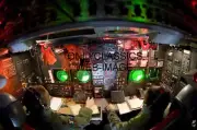 USAF B-52 BOMBER STRATOFORTRESS INSTRUMENT PANEL COCKPIT 8X12 PHOTO AVIATION