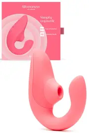 Womanizer Blend 5.5" Rabbit Vibrator with Pleasure Air Pulse Clitoral Stimulator