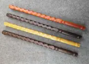 Solid Wood Carved Stick Natural Ebony Wenge Rosewood Sandalwood Materials