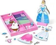 Melissa & Doug Disney Cinderella Magnetic Dress-Up Wooden Doll Pretend Play Set (30+ pcs)