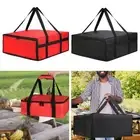 Food Pizza Develivey Bag with Reinforced Handle for Takeaway Picnic Home