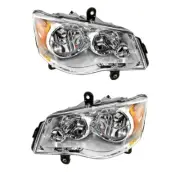 Pair Of Headlight Fits Ram C/V Base Mini Cargo Van 3.6L 2014 2015 By CH2502192