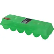 Egg Carton Plastic 12 Count;GREEN by Tuff Stuff