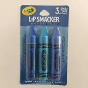 Lip Smackers - Target Exclusive - Blue Crayola Crayon Lip Balm 3 Pack
