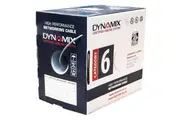 Dynamix C-C6-SLD24-GY Cat6 UTP Solid Cable Roll - 305m - Grey 250MHz - 24AWG x