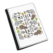 Mother Of Rats Passport Holder Cover Case Crazy Lady Animal Lover Funny