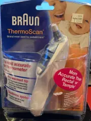 NEW SEALED BraunIRT4520 ThermoScan Thermometer- 21 Lens Filters Included