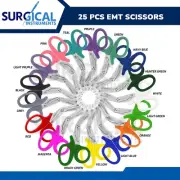 25 EMT Shears Scissors Bandage Paramedic EMS 7.25" W/10 Different Color German G