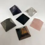 【藥魂】金字塔水晶 3CM 金字塔 白水晶 粉水晶 黑曜石 紫水晶 虎眼 青金石 黃鐵礦 螢石 水晶原礦 水晶原石