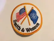 Smith & Wesson Crossed Flags logo patch