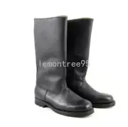Men's Army MILITARY Real Leather GERMAN COMBAT Motor Riding Boot Cosplay Shoes