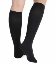 Runee High Quality Close Toe Medical Compression Sock Knee High Hosiery