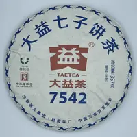 在飛比找momo購物網優惠-【盛嘉源】大益 2018 7542 益友會版(普洱茶 生茶 