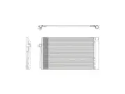 Action Crash 86SN31Y A/C Condenser Fits 2008-2010 BMW 550i (for: BMW)