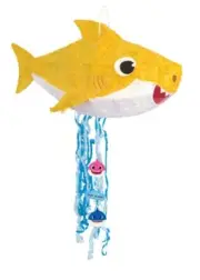 Baby Shark Pull-String Piñata, Birthday, Party Supplies, 1 Piece