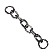 14.5cm Purse Extender Chains Metal Purse Chain Strap Extenders Bag Chain Black