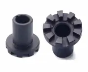 2pc Milling Machine Cluth Shaft Gear 9 Teeth Insert The CNC Mill Part Bridgeport