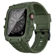 Compatible for Apple Watch Band 45mm 44mm with Case Built-in Screen Protector...