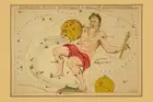 Aquarius, Piscis Australis & Ballon Aerostatique Jehosaphat Aspin Poster Print