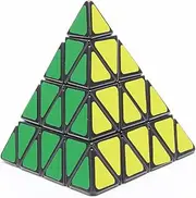 Willking Pyramid Speed Cube 4X4 Master Pyraminx Magic Cube Puzzle 4x4