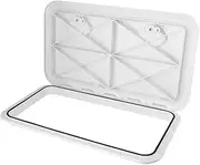 Marine Deck Hatch,Heavy Duty Low Boat Deck Profiles Hatch Access Hatch & Lid Double Handles Anti-Uv Boat Deck Hatch for Marine Boat Yacht /1153