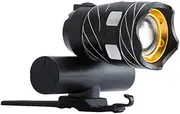 WESIEVYA Mountain Bike Headlight Battery Powered Light for Bicycles Mounts for Handlebars Helmets Versatile Night Riding Equipment Compact Durable Design