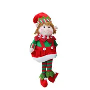 Kids Children Gift Toys 48x16cm Christmas Decoracion For Home Elf Doll Decoration Xmas Party Ornament Home Decor Festive Supply