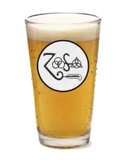 Led Zeppelin (Zoso) - Rock & Roll - 16oz Pint Beer Glass Pub Barware Seltzer