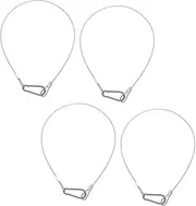 Ciieeo Adjustable Security Cable Buckle 4pcs Heavy Duty Cable Lock Luggage Lock Stage Lights Plant Lights 2.0mm 3.