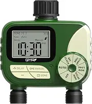 GMR Hose Timers for Watering, Sprinkler Timer Water Timer, Irrigation Timer Controller for Garden Hose Faucet, Water Timer for Programmable Automatic Watering System/Manual/Rain Delay, IP54 Waterproof