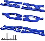 AMZRC 2Pcs Front & Rear Suspension Arms Set Alu Alloy ARA330750 ARA330751 ARA330752 For Arrma 1/10 GORGON 4X2 MEGA 550 MT Rc Car Part