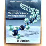 二手原文書 FUNDAMENTALS OF MATERIALS SCIENCE AND ENGINEERING