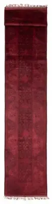 Vintage Hand-knotted Runner Rug 2'6" x 13'5" Traditional Wool Carpet