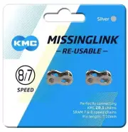 Two Pack NEW KMC 7/8-Speed Missing Link Bike Chain Quick Links fits KMC & SRAM