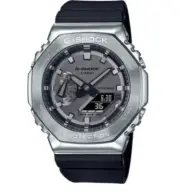 CASIO G-SHOCK Men Watch GM-2100-1ADR Stainless Steel Case Black Strap Chrono