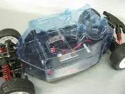 HPI WR8 LEXAN 4 SEAT INTERIOR TOP COVER OVERTRAY by TBG for sedan CLEAR body
