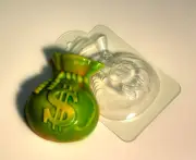 MONEY BAG MOLD, Soap Mold, Chocolate Making Supplies, Bath Bomb Mold, Cake Mold